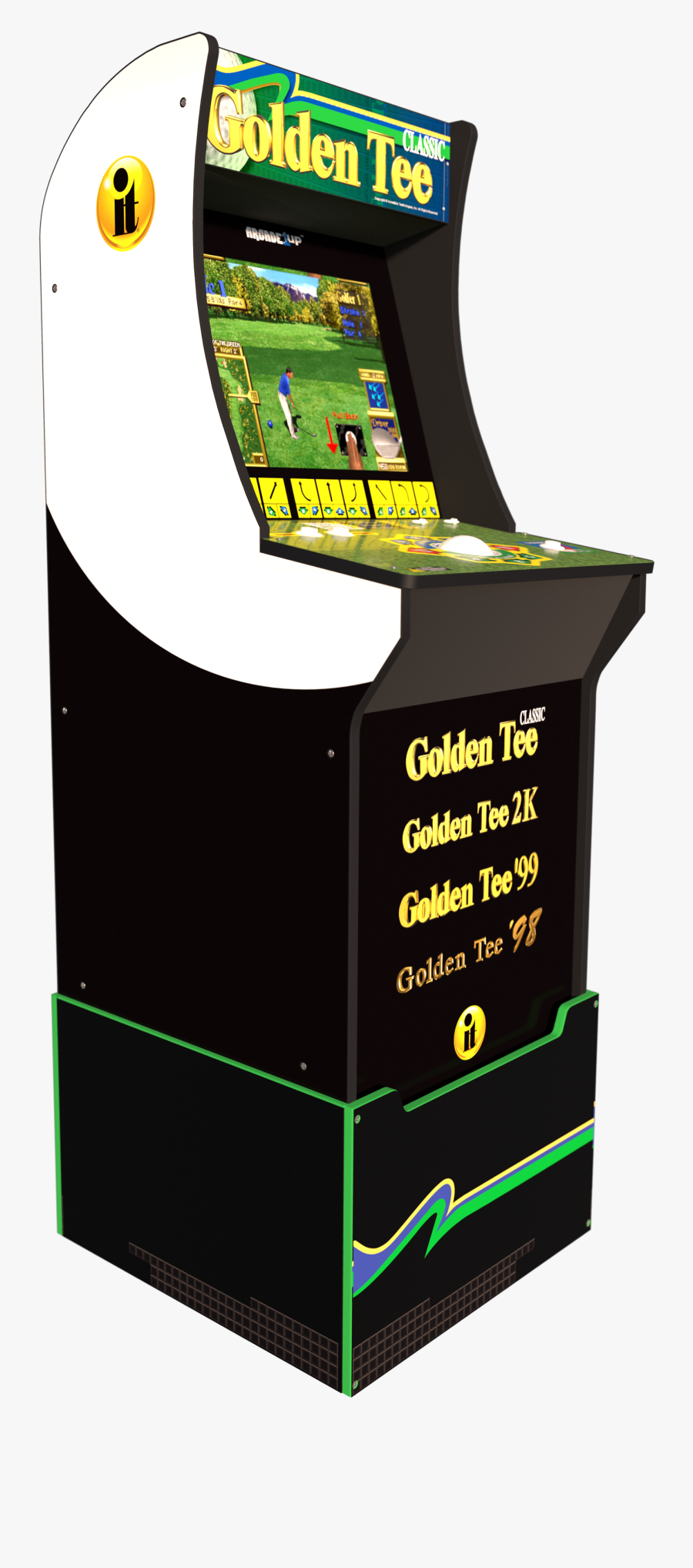Post-prime Day Sale On Retro Arcade Machines Live At - Golden Tee Arcade 1up, Transparent Clipart