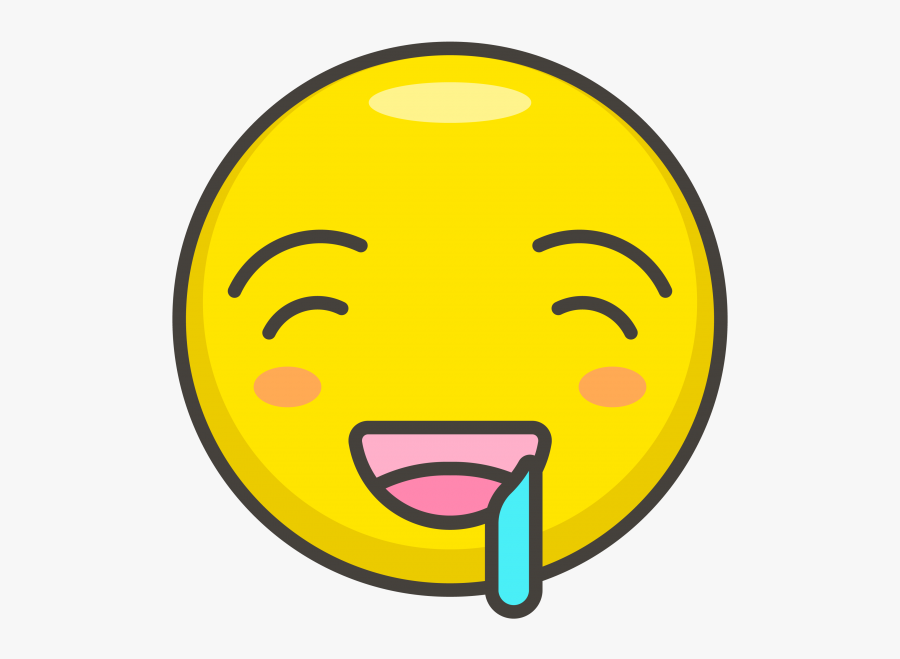 Drooling Face Emoji - Drooling Emoji Girl, Transparent Clipart