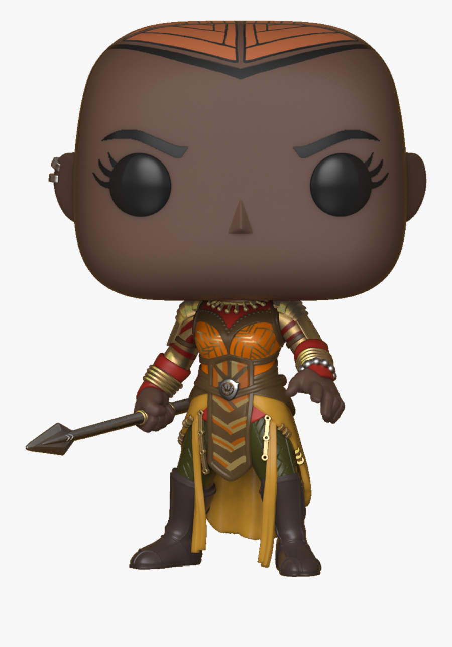 Funko Pop Black Panther Okoye, Transparent Clipart