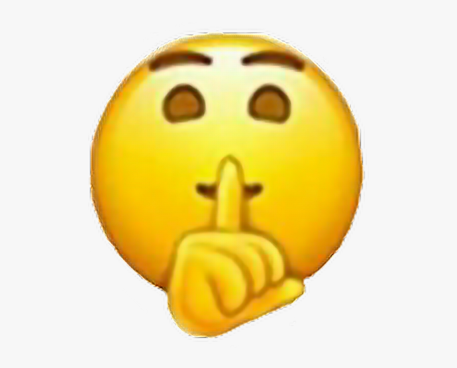 Emoji Silence Tumblr Overlays - Emoji New, Transparent Clipart