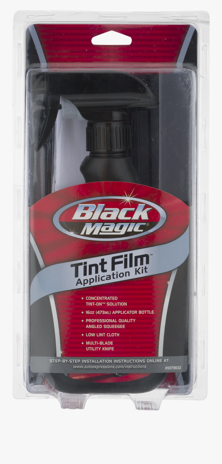 Black Magic Tint Film Application Kit, - Black Magic, Transparent Clipart