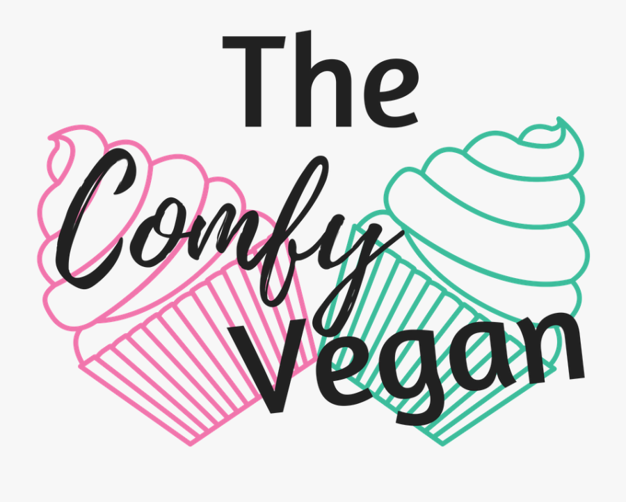 The Comfy Vegan Logo, Transparent Clipart