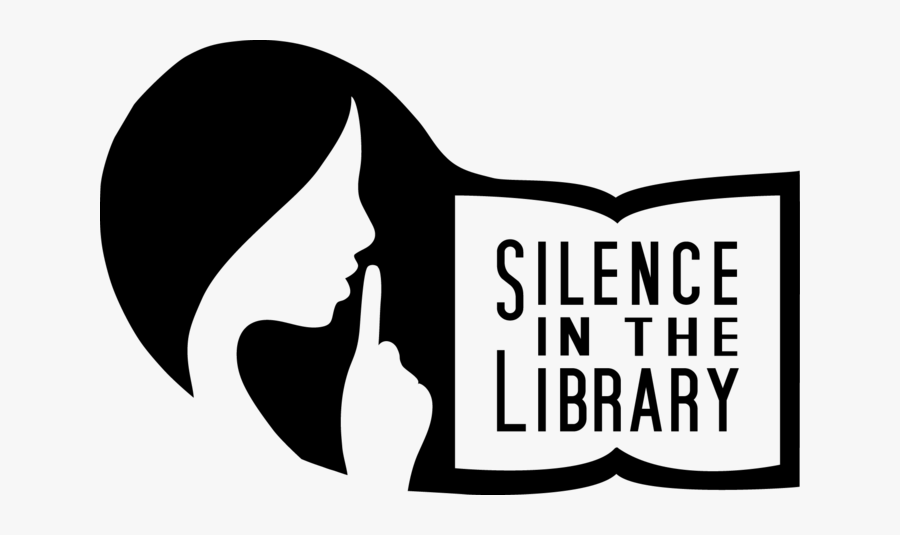 Silence In The Library Sign, Transparent Clipart