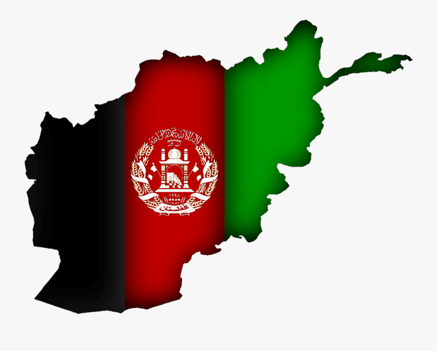 Afghanistan Map Vector, Transparent Clipart