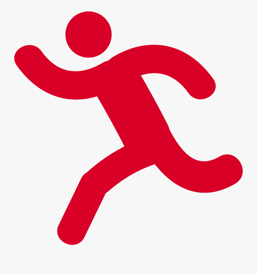 Running Health Sport Jogging Injury - Simbol Orang Lari, Transparent Clipart