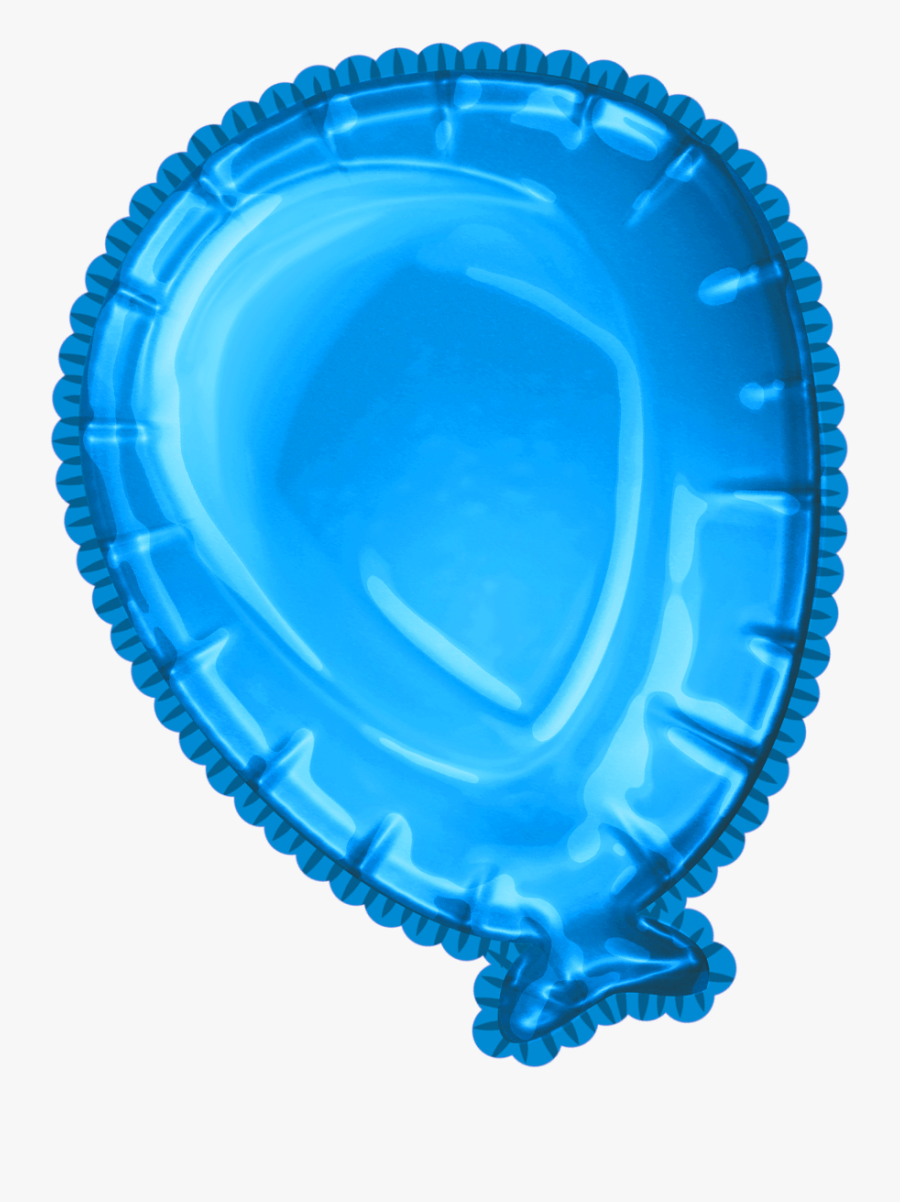 Balloon Birthday Png Blue, Transparent Clipart