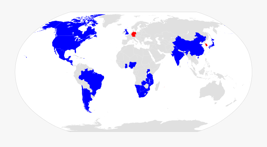 Walmart World Map Countries With Walmart Stores - Day Does The Week Start, Transparent Clipart
