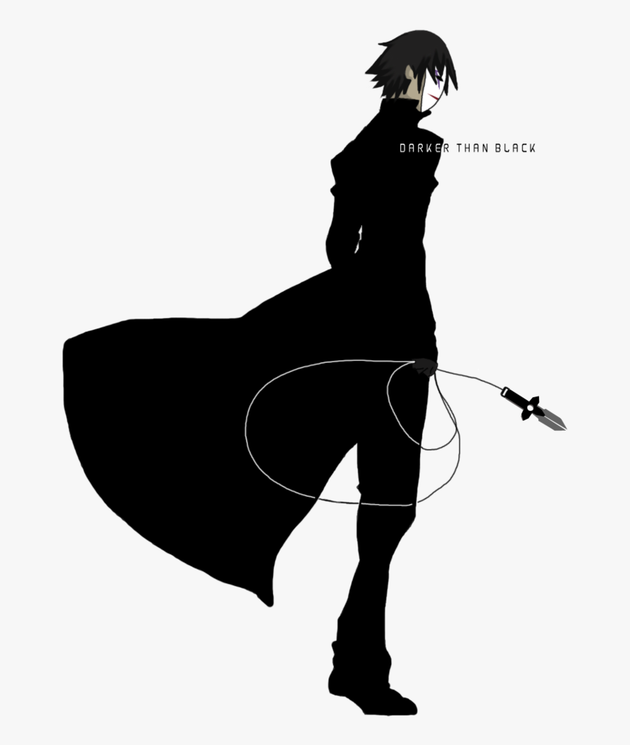 Darker Than Black Render, Transparent Clipart