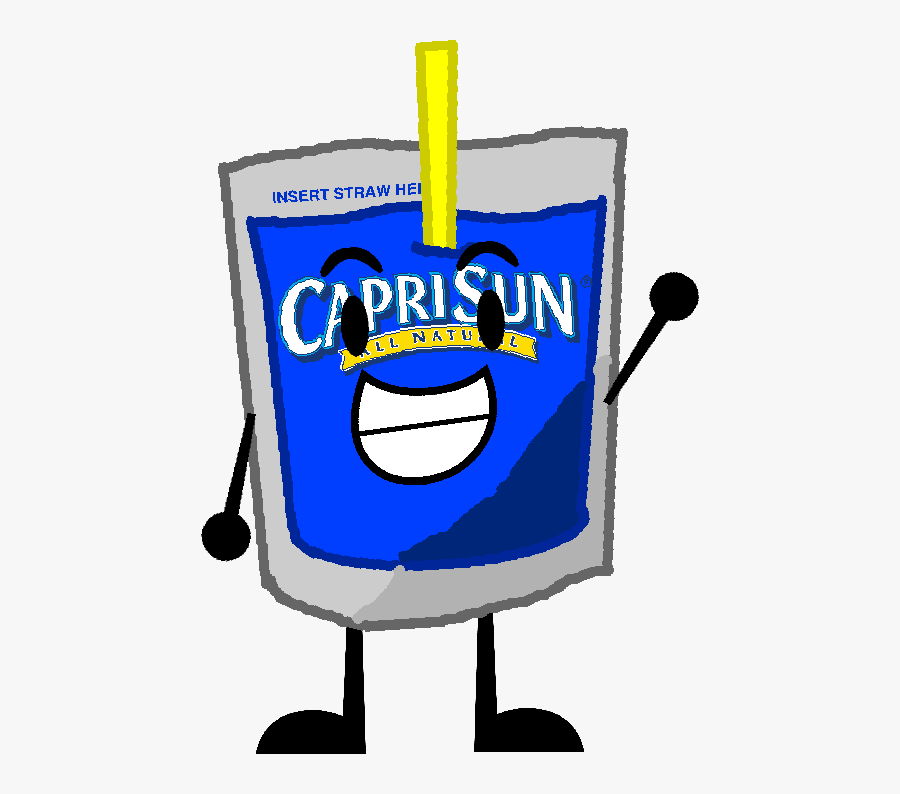 Capri Sun Clipart - Capri Sun Pouch Cartoon, Transparent Clipart