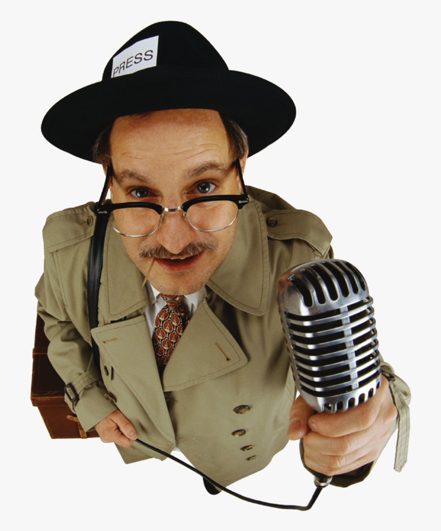 49702 - Investigative Reporter Costume, Transparent Clipart