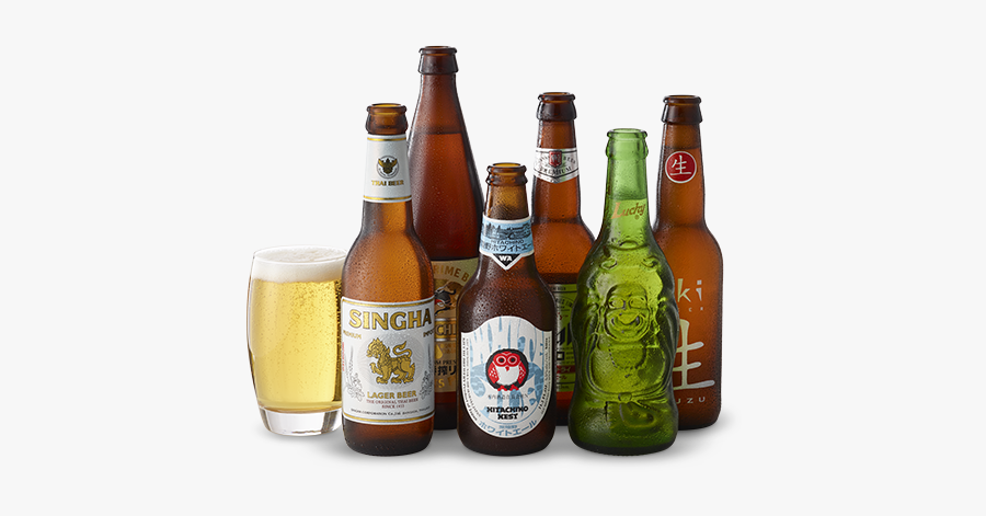 Lager Glass Beer Wheat Bottle Free Frame Clipart - Beer Bottle, Transparent Clipart