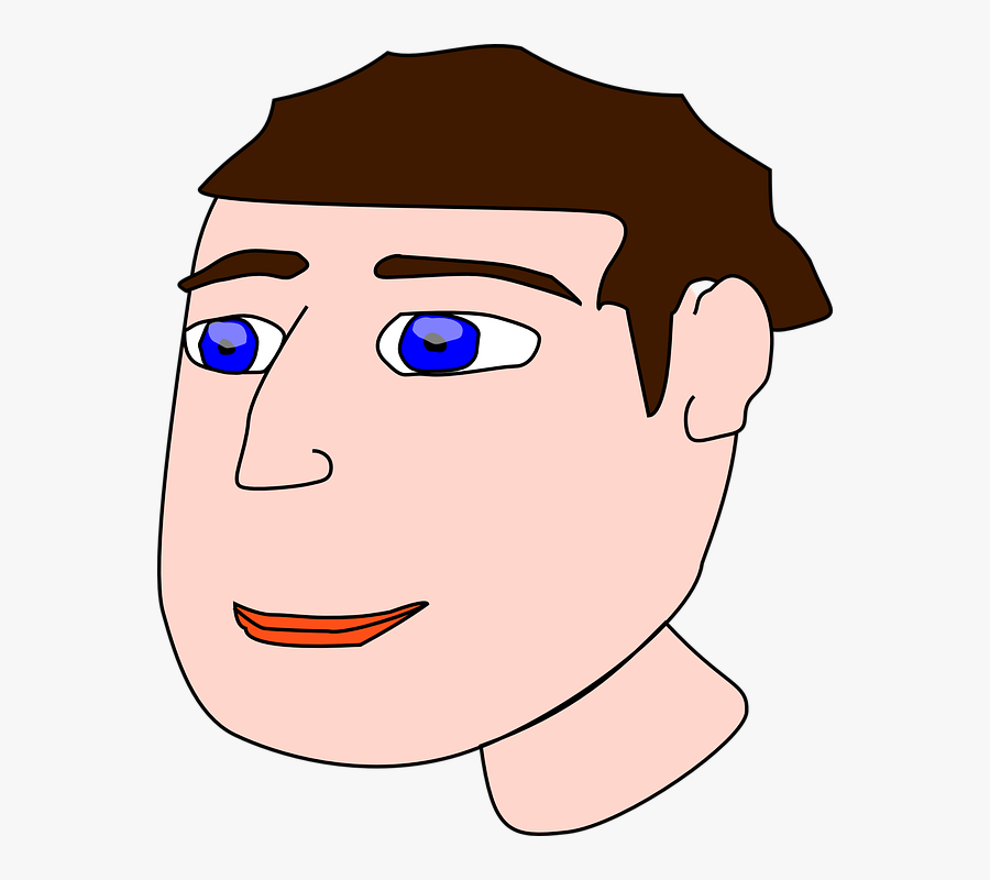 Forehead Cliparts 6, Buy Clip Art - Cartoon Man With Receding Hairline, Transparent Clipart