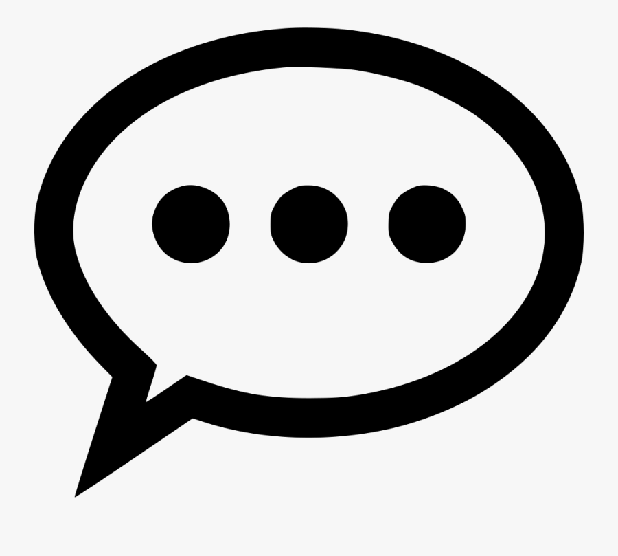 Png File Svg - Comment Outline Png, Transparent Clipart