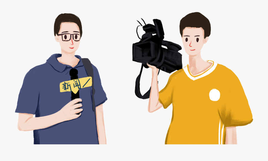 Transparent Interview Png - Reporter Png, Transparent Clipart