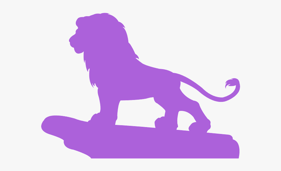 Lion King Image Silhouette, Transparent Clipart