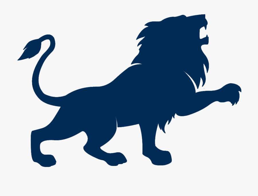Lion Profile Silhouette - Lions Running Vector, Transparent Clipart