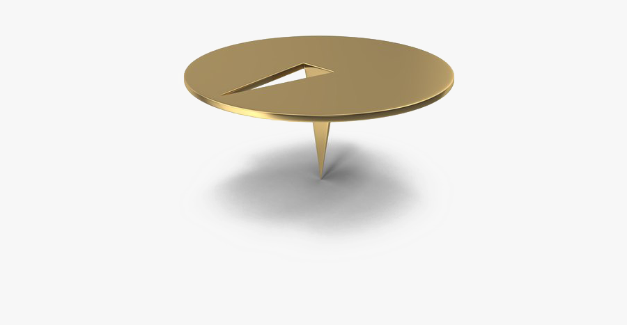Thumbtack Transparent - Coffee Table, Transparent Clipart