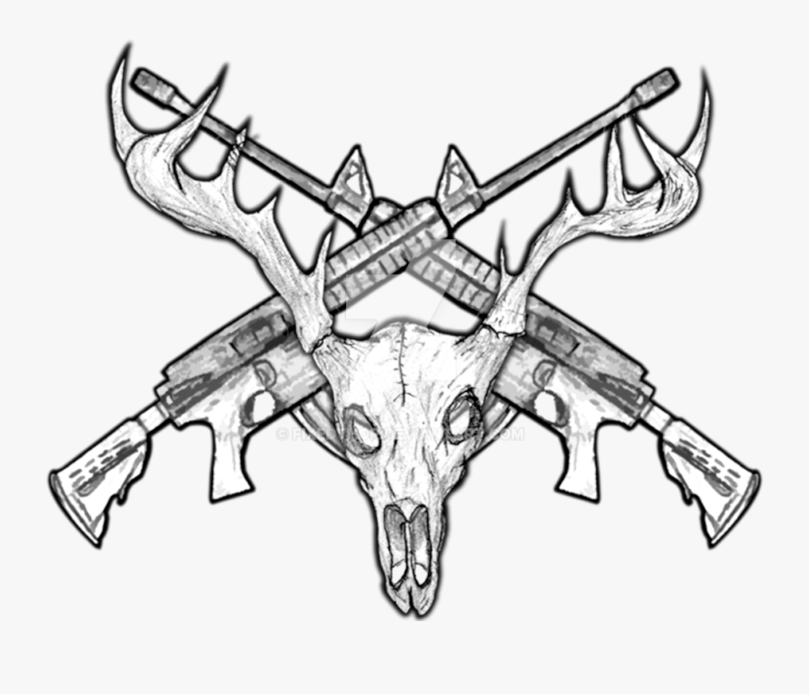 Clipart Skull Boho, Transparent Clipart