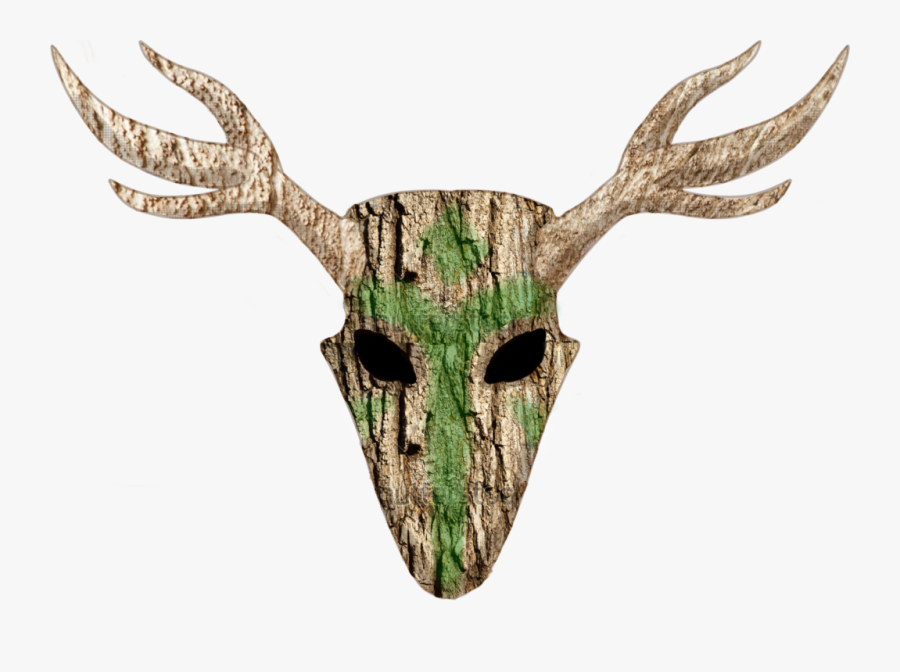 Transparent Flying Reindeer Clipart - Deer Mask Png, Transparent Clipart
