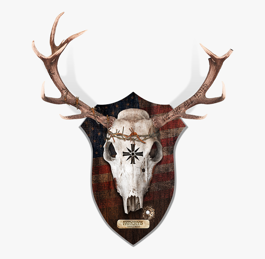 Far Cry 5 Deer Skull, Transparent Clipart