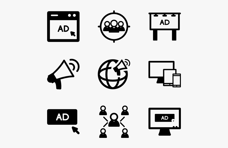 Clip Art Icon Packs Vector - News Media Icons Png, Transparent Clipart