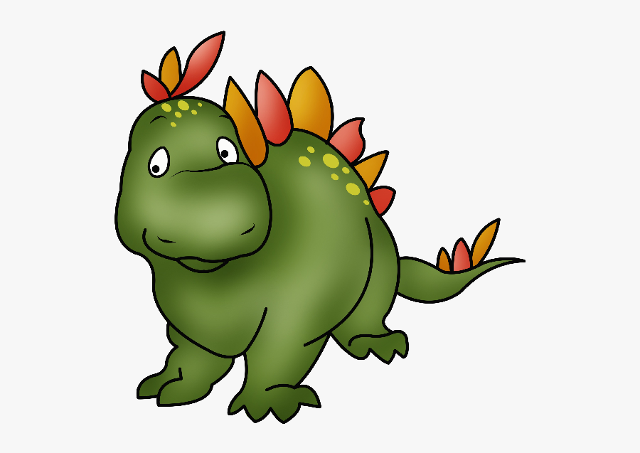 Cute Cartoon Dinosaur Clip - Transparent Background Dinosaur Png, Transparent Clipart