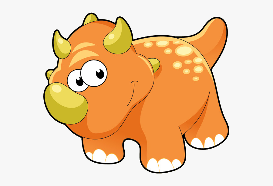 Transparent Cute Dinosaur Clipart - Динозавры Мультяшные, Transparent Clipart