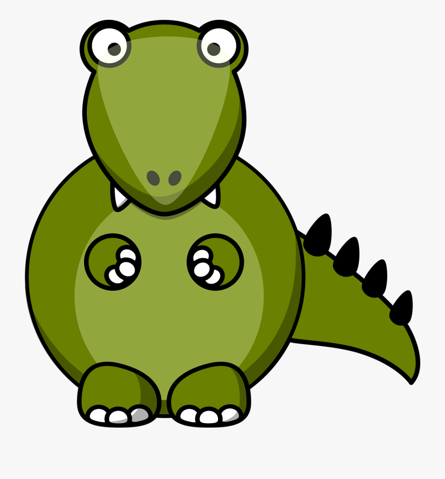 Clip Art Cute Dinosaur Costumes For - Cartoon T Rex Body, Transparent Clipart