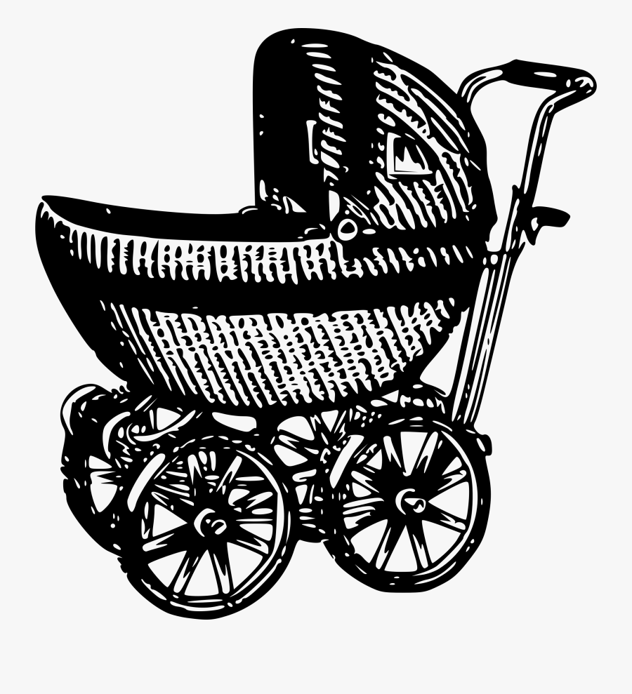 Transparent Blue Baby Carriage Clipart - Babysitting Posters, Transparent Clipart