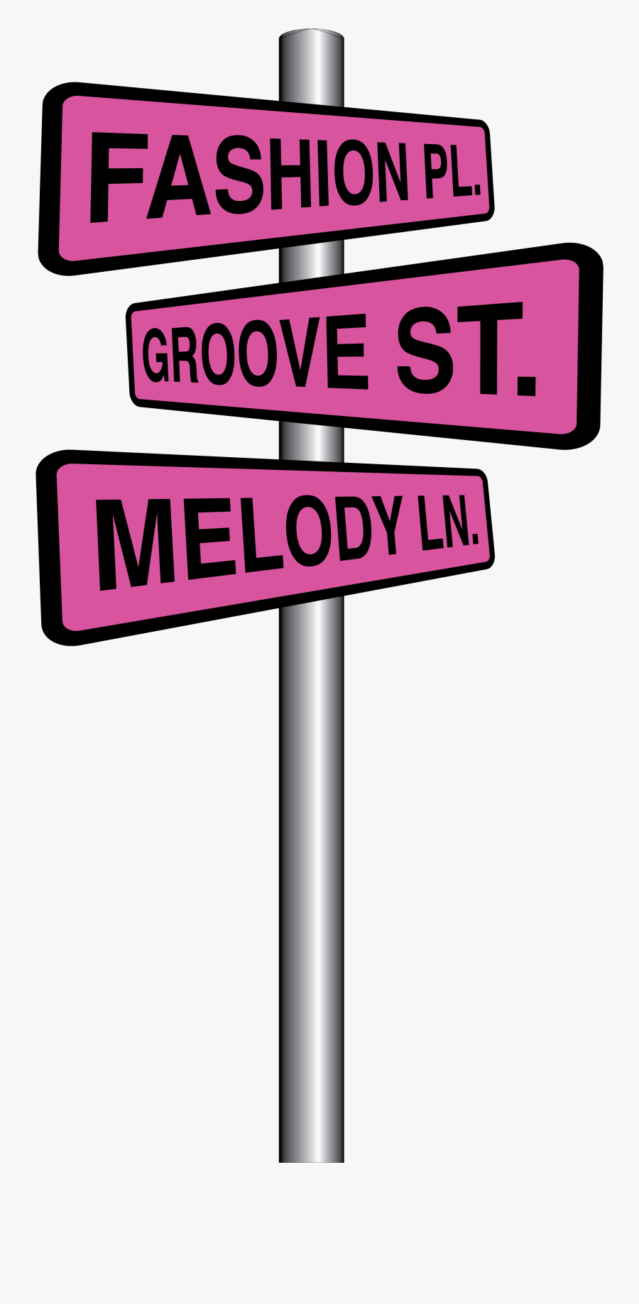 Home Edition Street Signs - Street Signage Design Png, Transparent Clipart