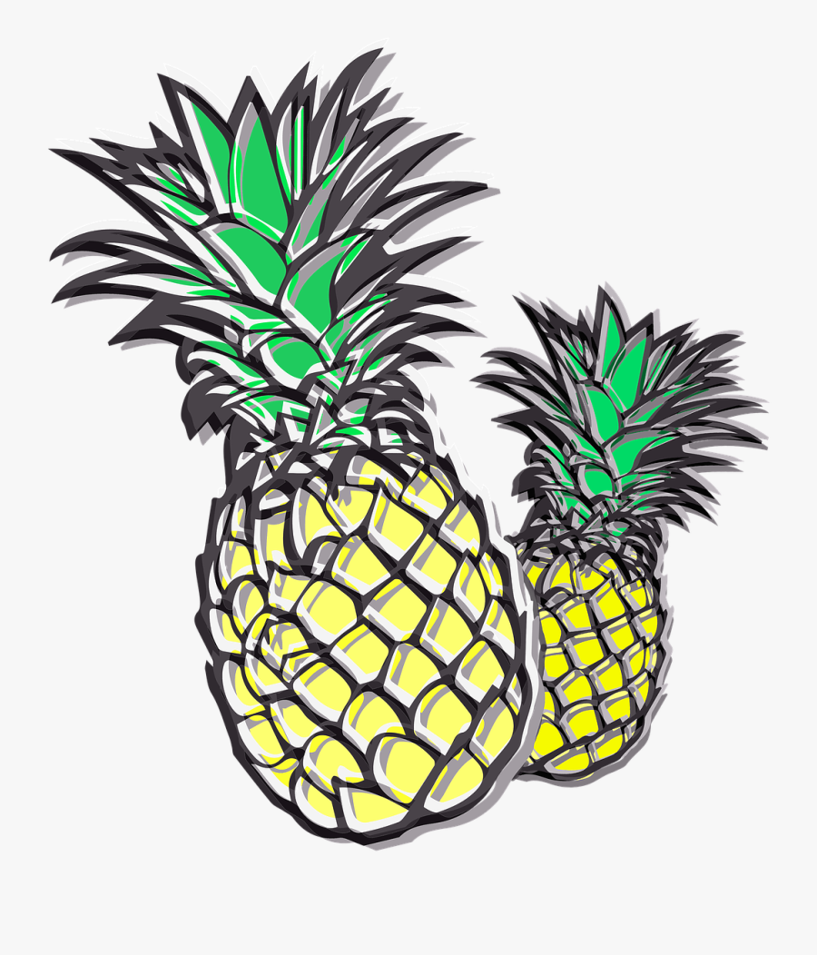Bromeliaceae - Pine Apple Clip Art, Transparent Clipart