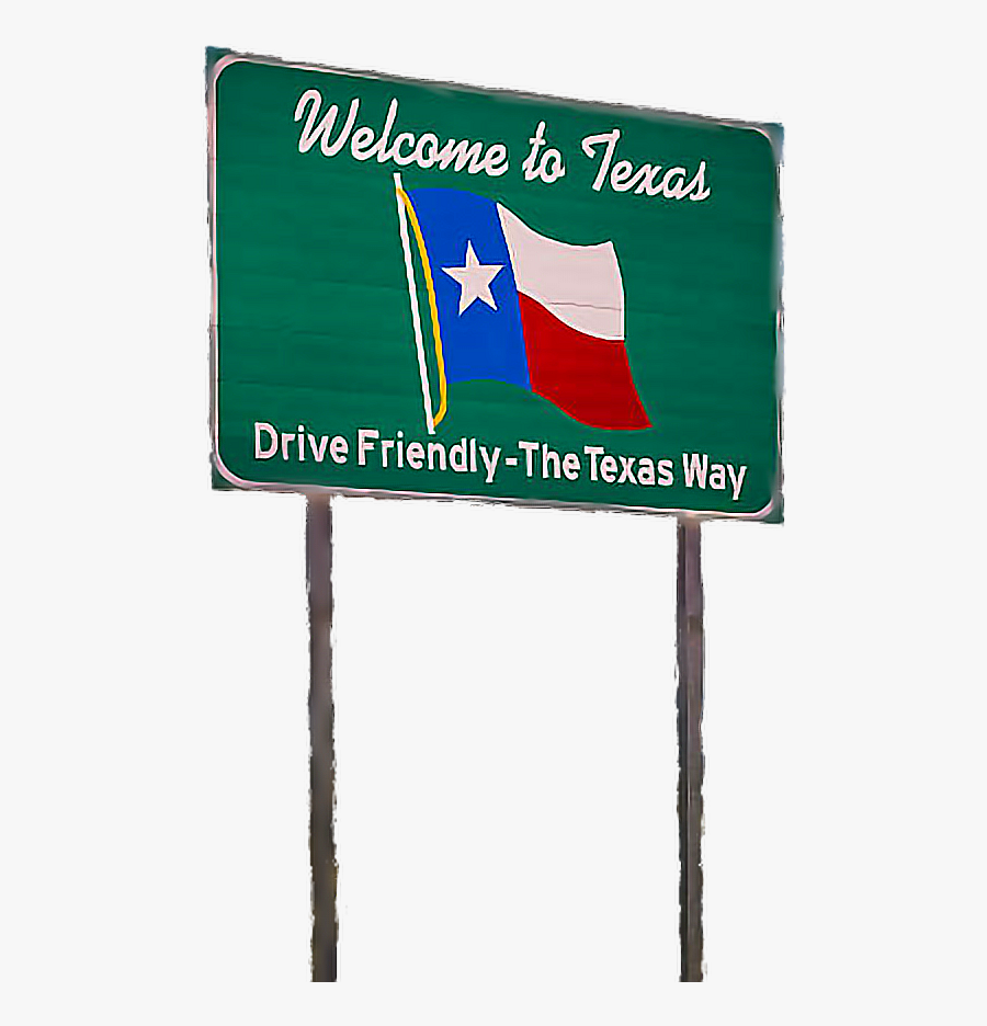 #sticker #texas #sign #streetsigns #picsart - Sign, Transparent Clipart
