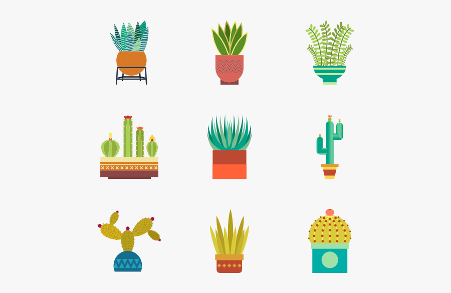 Pineapple - Cactus Icon Png, Transparent Clipart