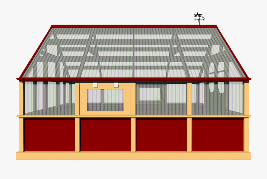 Transparent Greenhouse Clipart - Architecture, Transparent Clipart