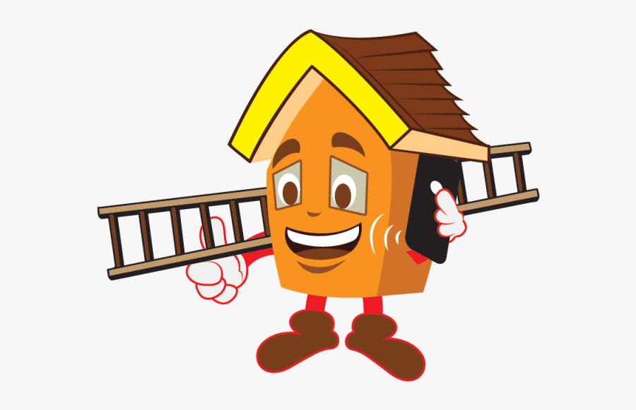 Not Knowing Which Way To Turn When Facing Roofing Issues - Cartoon, Transparent Clipart