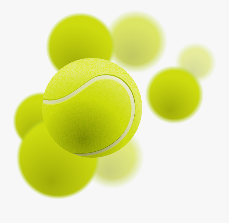 Tennis Ball Green Circle - Transparent Tennis Ball Png, Transparent Clipart