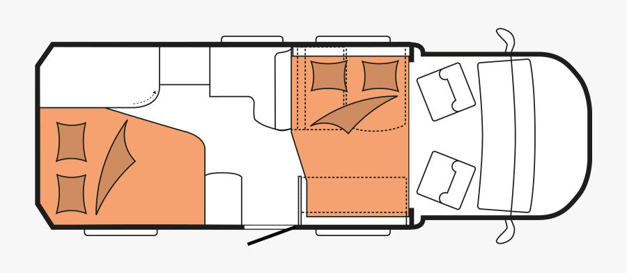 Gr Rm Optima Sleep Premium Heck Bear Presse - Recreational Vehicle, Transparent Clipart
