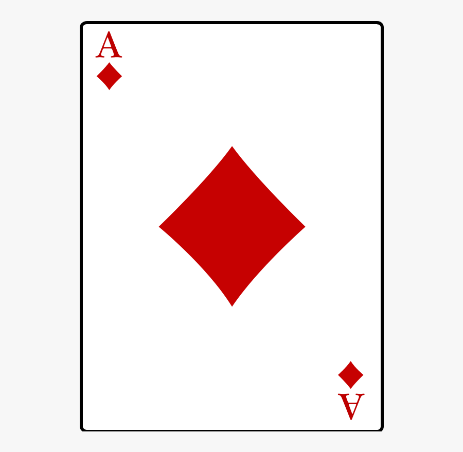 Ace Of Diamonds - Graphic Design, Transparent Clipart