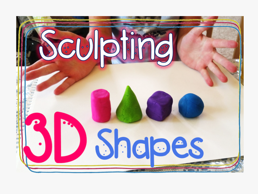 3d Shapes With Playdough, Transparent Clipart