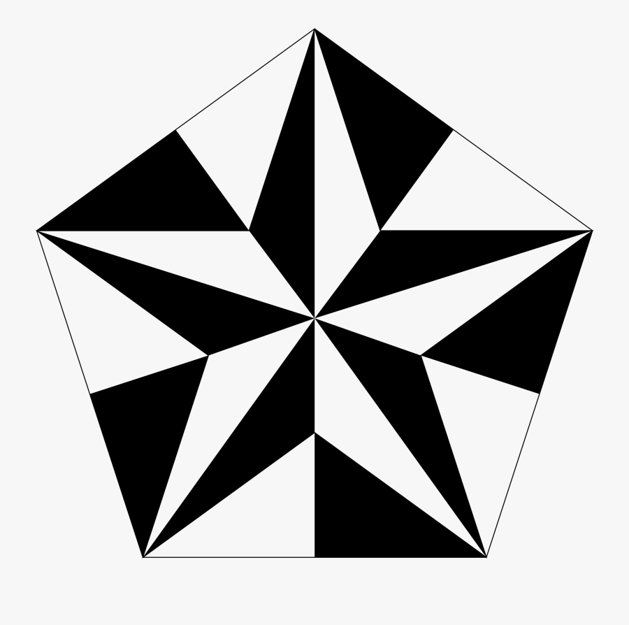 Pentagon And Pentagram Outrayj - Clipart Pentagon, Transparent Clipart