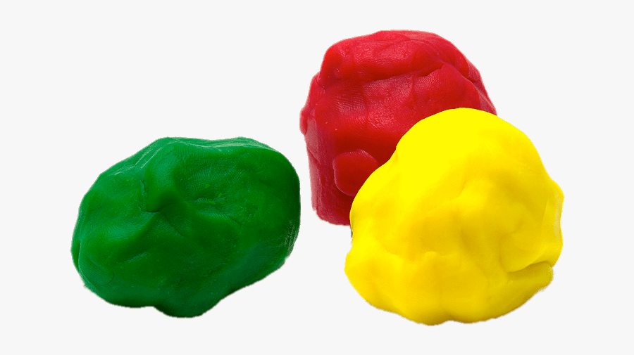 Balls Of Coloured Plasticine - Clip Art Play Dough, Transparent Clipart
