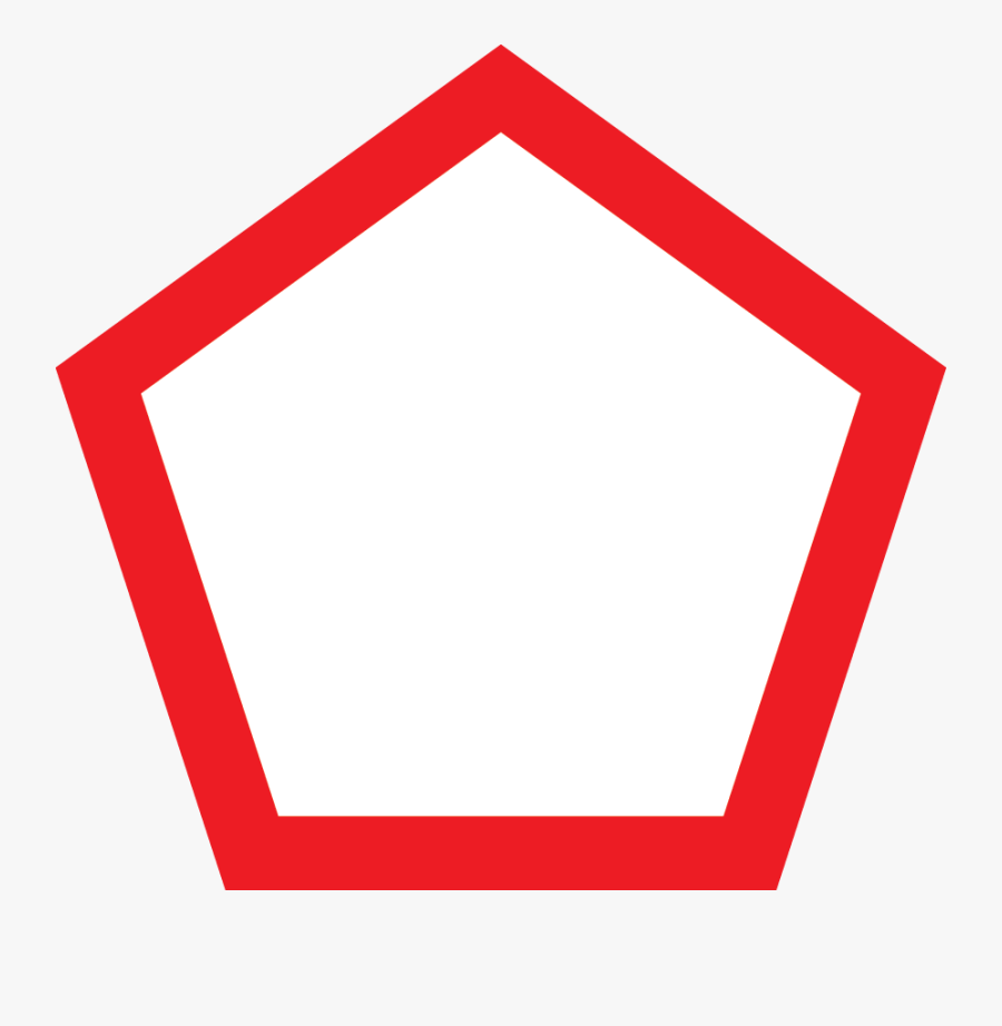 Pentagon Clipart Red , Png Download, Transparent Clipart