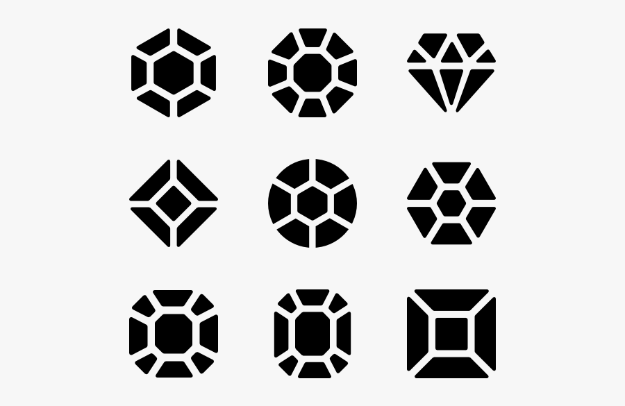 Drawing Vector Diamond For Free Download - Diamond Top View Vector, Transparent Clipart