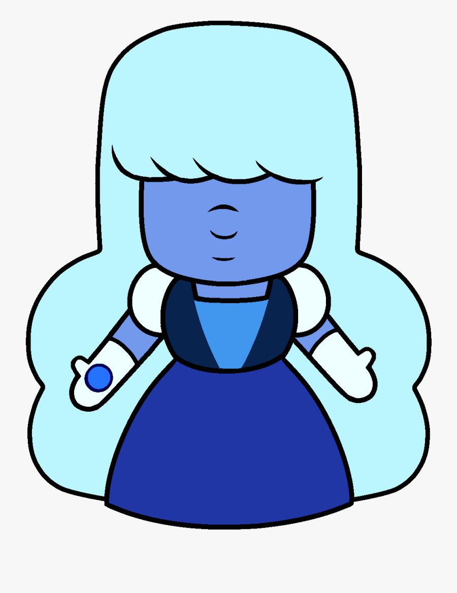 Diamonds Clipart Saphire - Ruby Chibi Steven Universe, Transparent Clipart