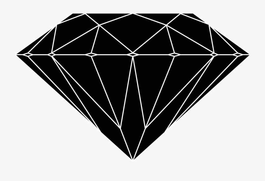 Transparent Black Diamond Clipart - Diamond Supply Co, Transparent Clipart
