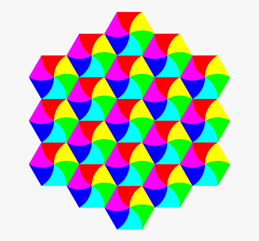 Transparent Swirly Clipart - Tessellation Art, Transparent Clipart