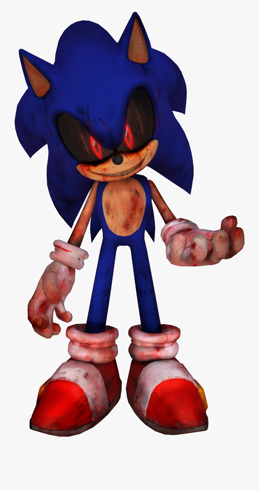 Draw Sonic The Hedgehog - Sonic Exe Png, Transparent Clipart