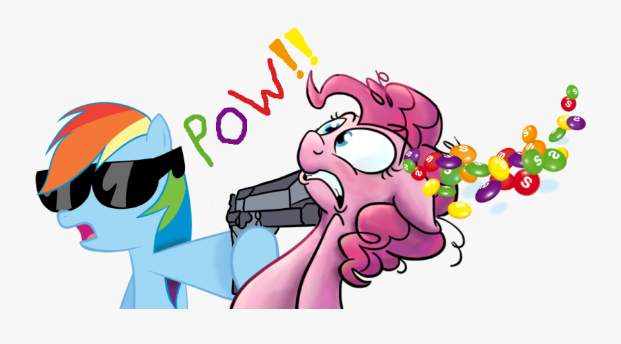 My Little Pony Gun Clipart , Png Download - Rainbow Dash With Gun, Transparent Clipart
