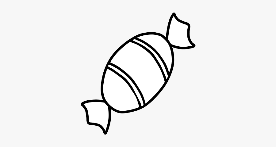 Hard Candies Clipartshare - Sweet Wrapper Clip Art Black And White, Transparent Clipart