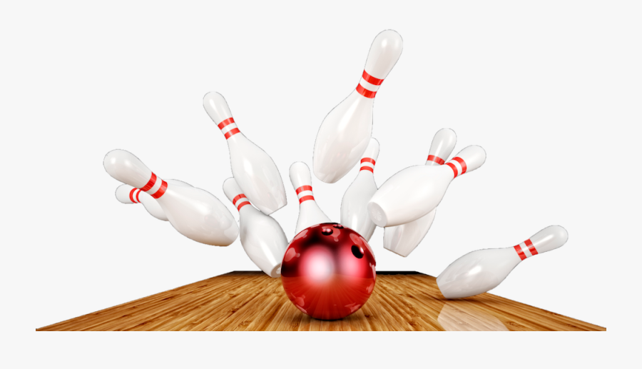 Bowling Strike Background Png - Transparent Bowling Pins Png, Transparent Clipart